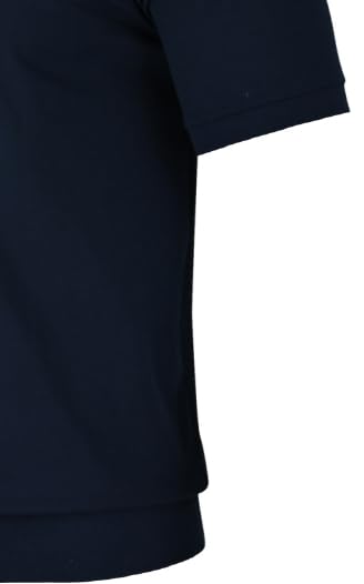 Herren Poloshirt Kurzarm, Polohemd, Gestreifte Blousonshirt mit Brusttasche aus Baumwoll-Mix (M bis 3XL)